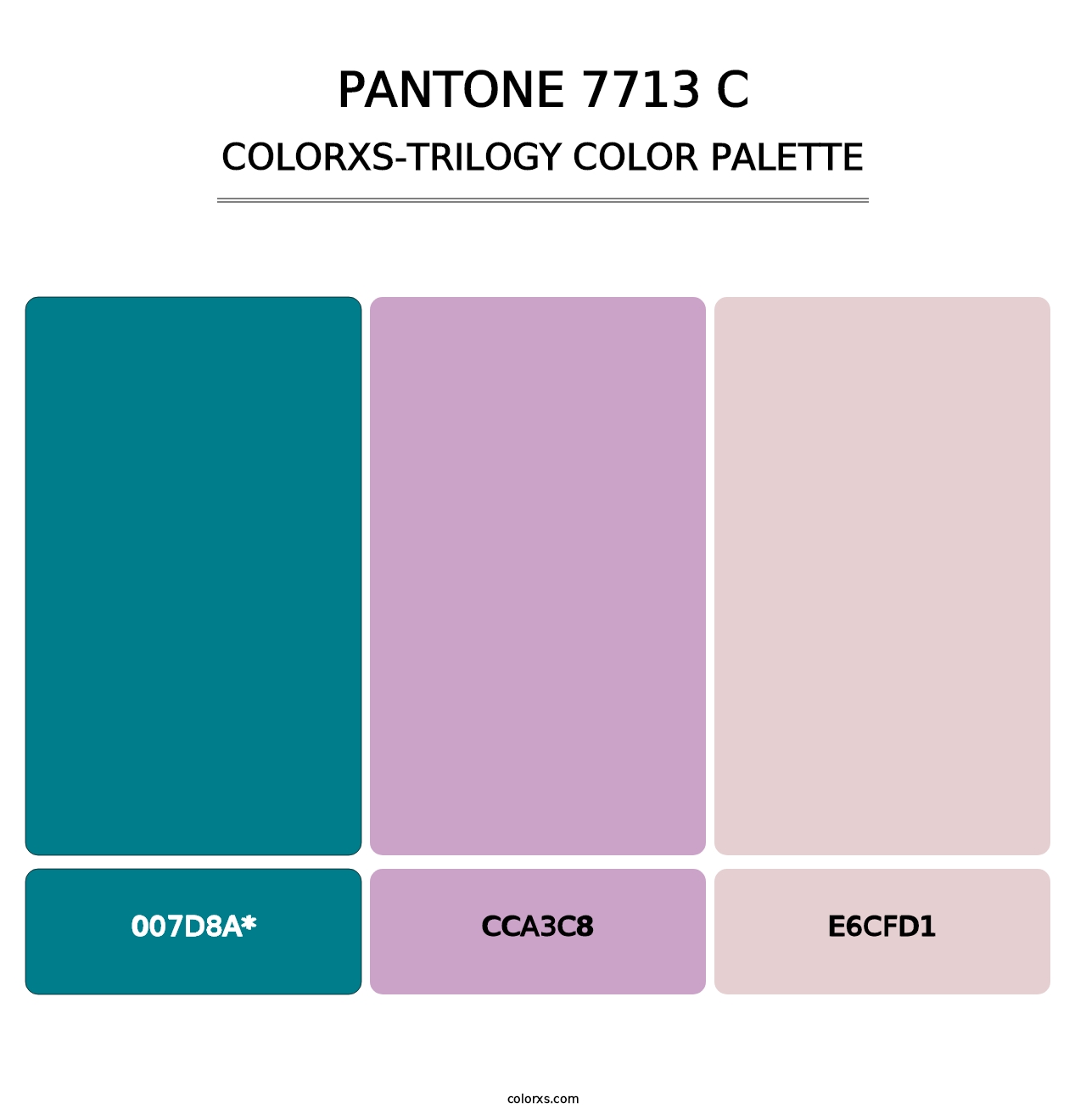 PANTONE 7713 C - Colorxs Trilogy Palette