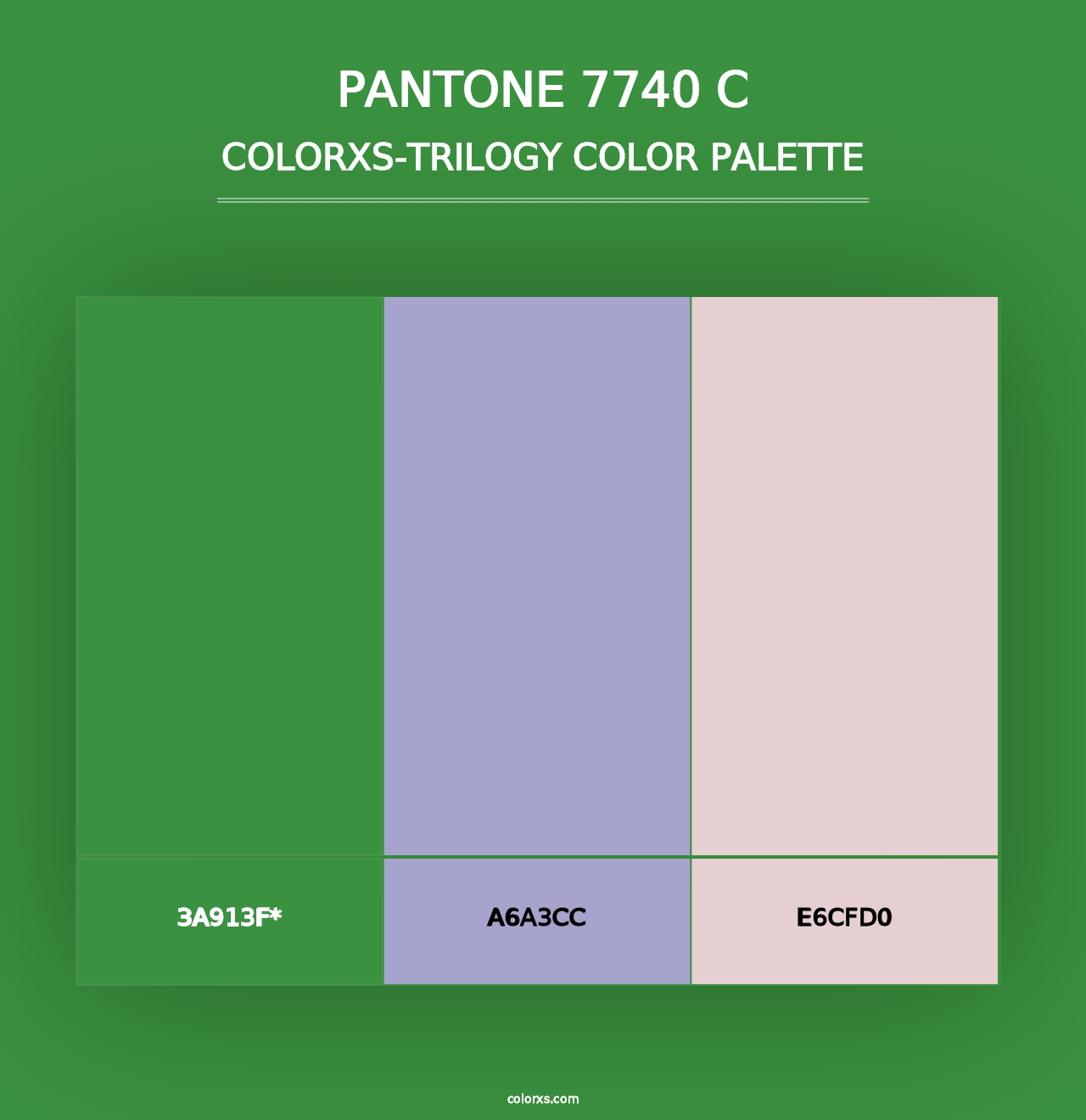 PANTONE 7740 C - Colorxs Trilogy Palette