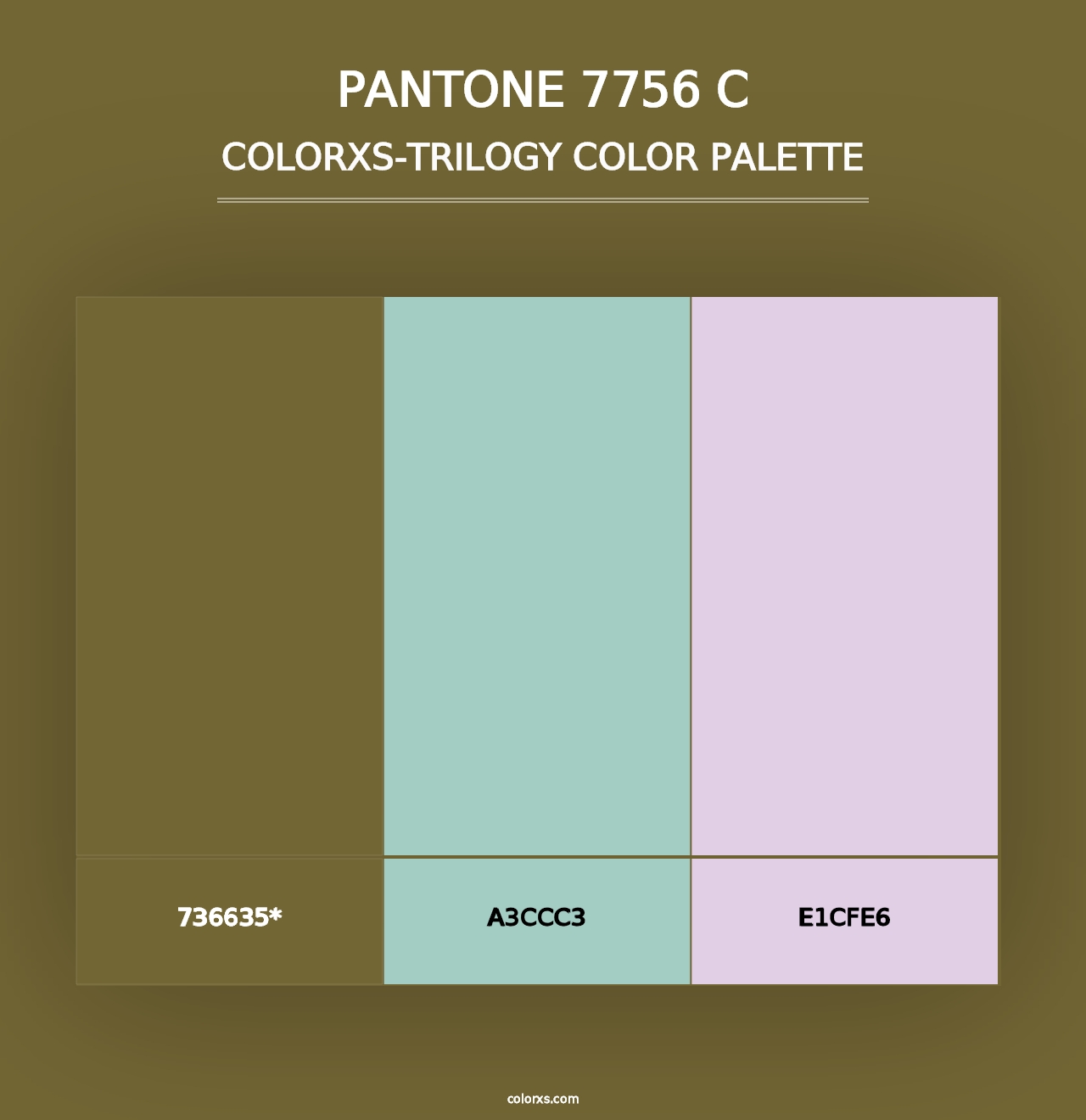 PANTONE 7756 C - Colorxs Trilogy Palette