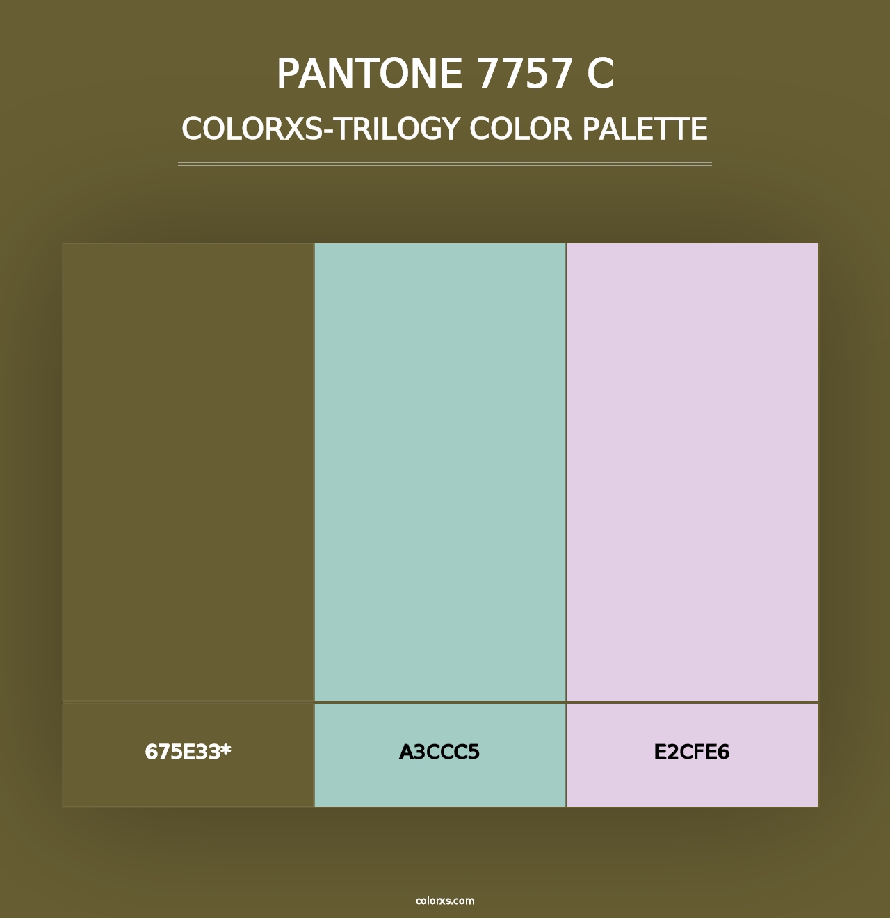 PANTONE 7757 C - Colorxs Trilogy Palette