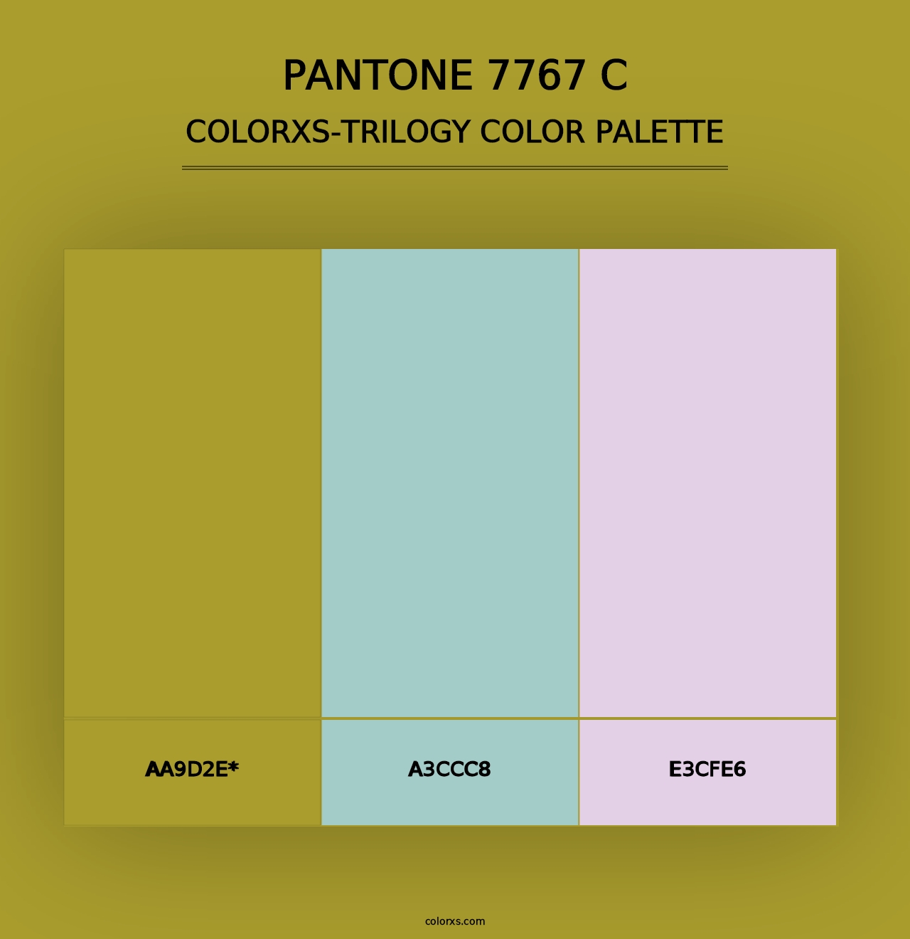 PANTONE 7767 C - Colorxs Trilogy Palette