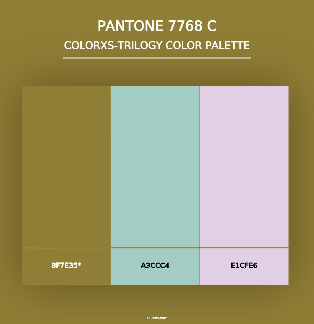 PANTONE 7768 C - Colorxs Trilogy Palette