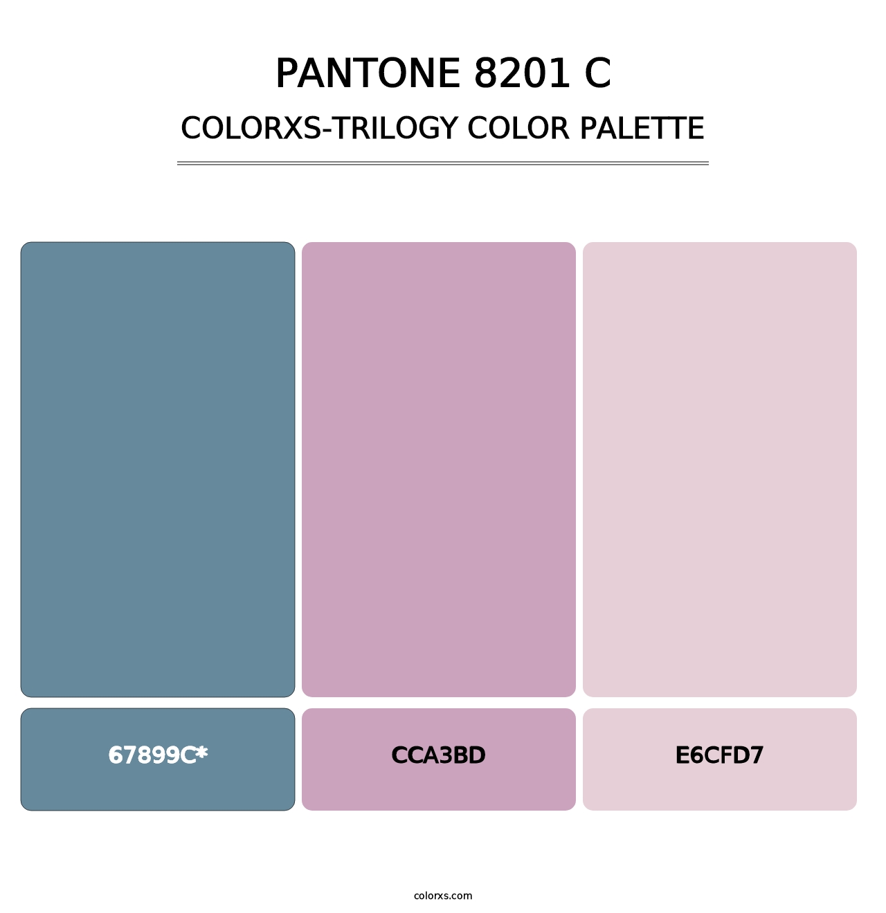 PANTONE 8201 C - Colorxs Trilogy Palette