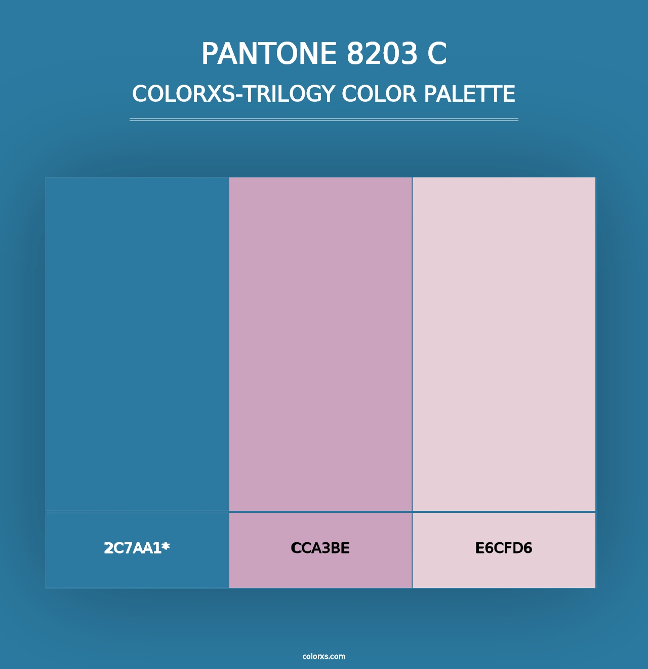 PANTONE 8203 C - Colorxs Trilogy Palette