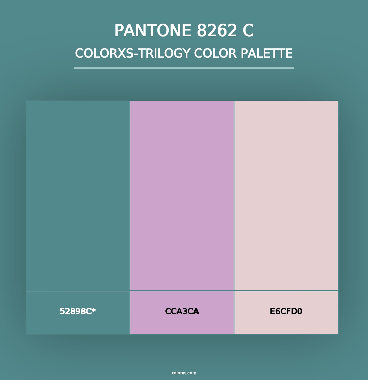 PANTONE 8262 C - Colorxs Trilogy Palette