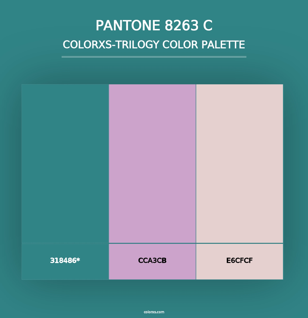 PANTONE 8263 C - Colorxs Trilogy Palette