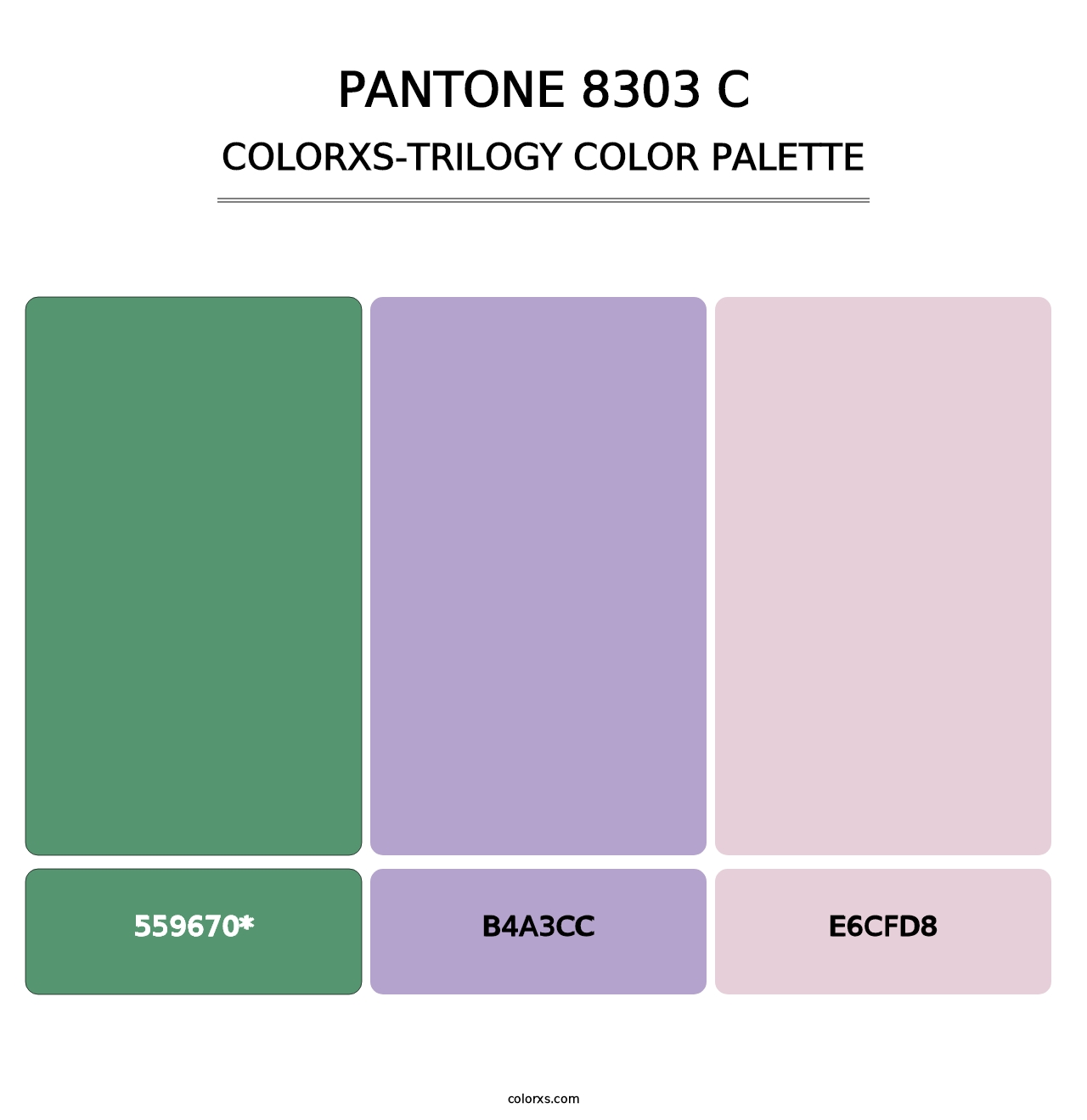 PANTONE 8303 C - Colorxs Trilogy Palette