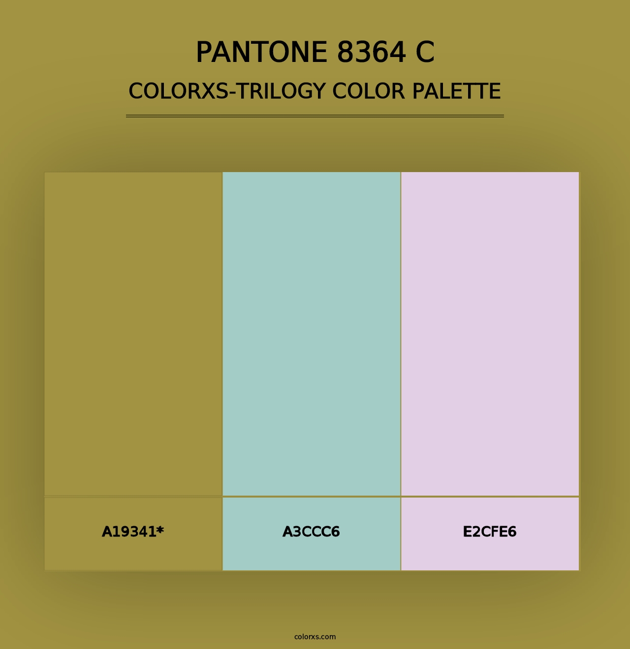 PANTONE 8364 C - Colorxs Trilogy Palette