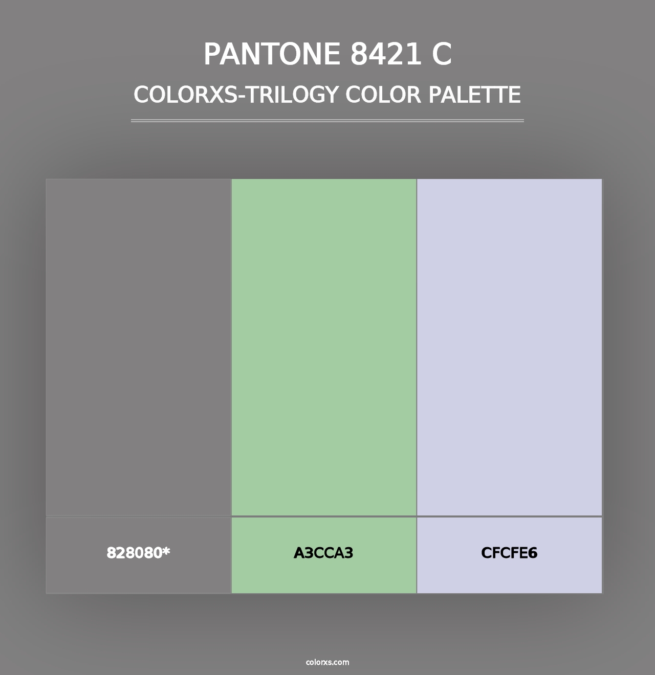 PANTONE 8421 C - Colorxs Trilogy Palette