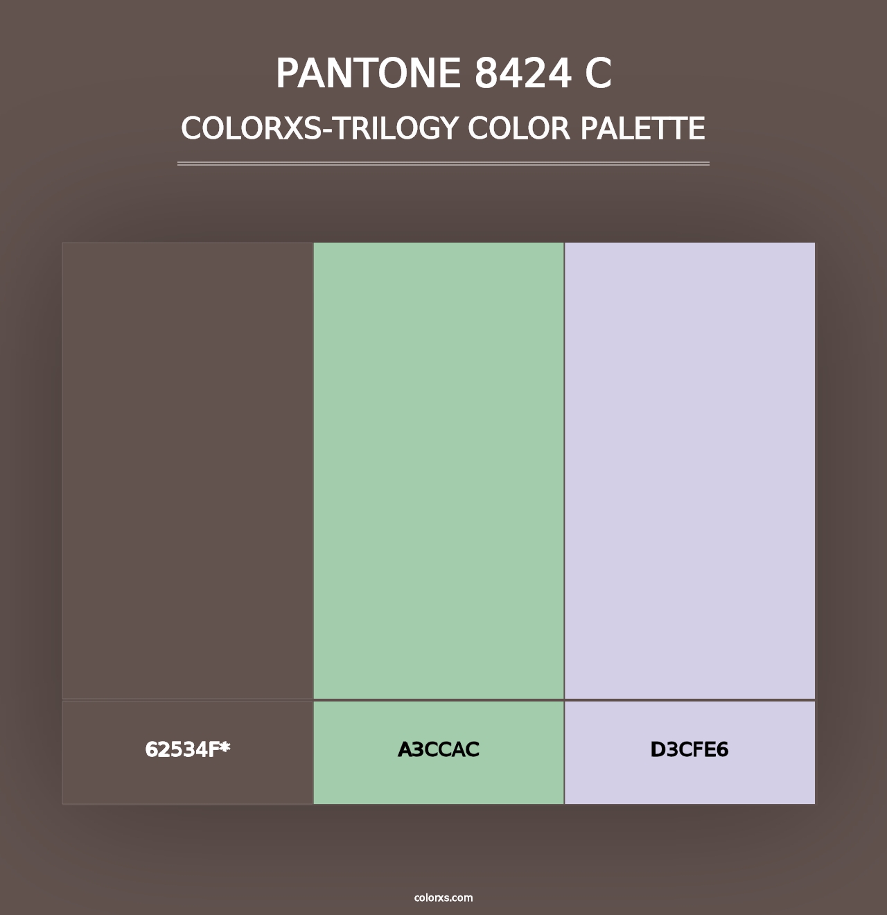 PANTONE 8424 C - Colorxs Trilogy Palette