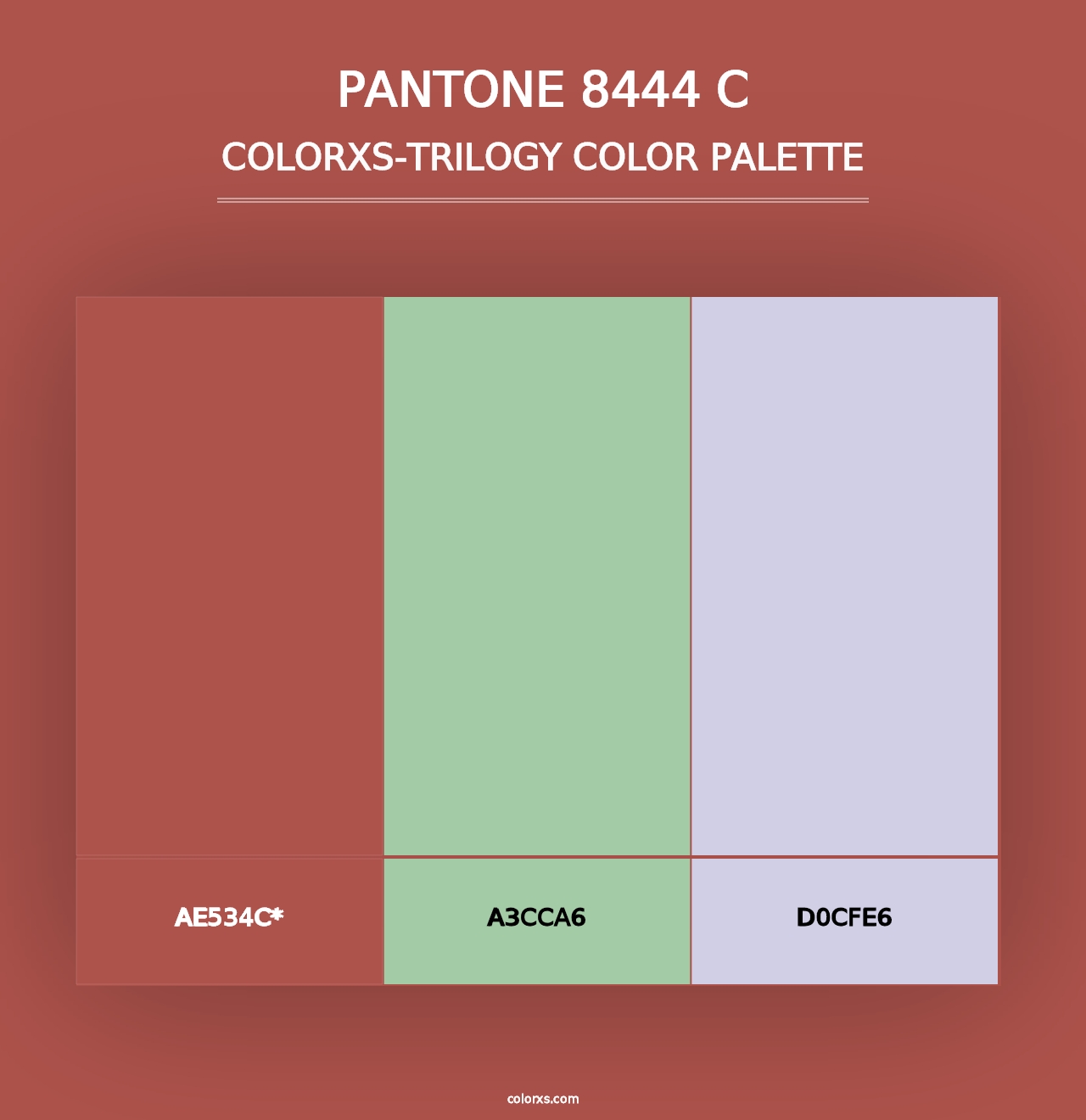 PANTONE 8444 C - Colorxs Trilogy Palette