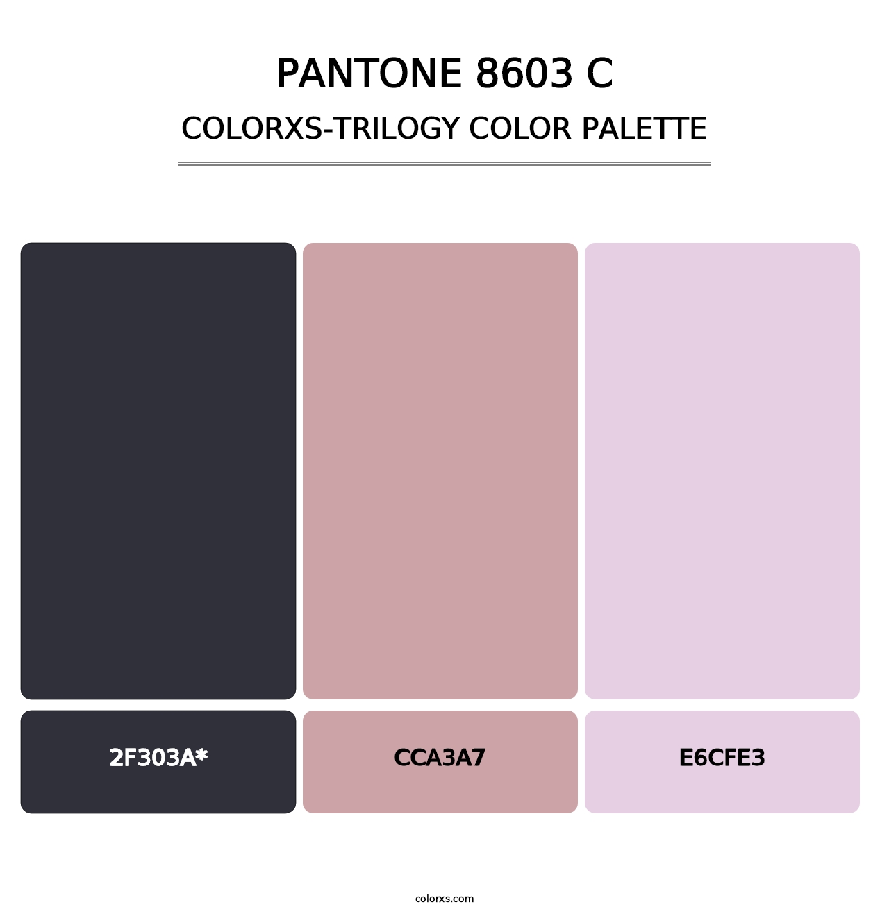 PANTONE 8603 C - Colorxs Trilogy Palette