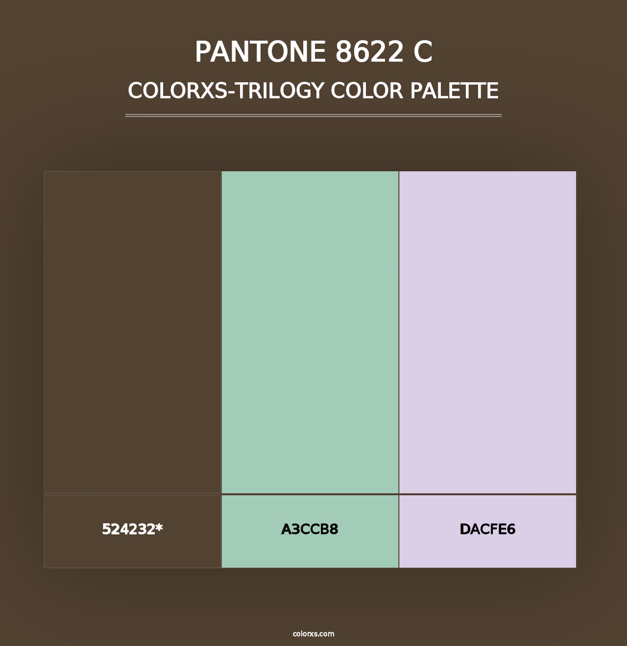 PANTONE 8622 C - Colorxs Trilogy Palette