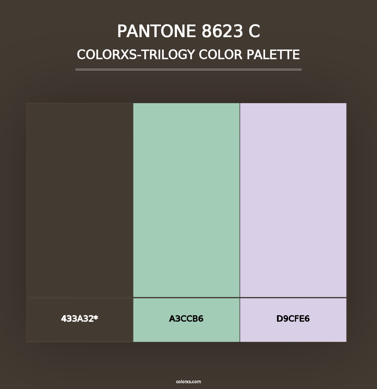 PANTONE 8623 C - Colorxs Trilogy Palette