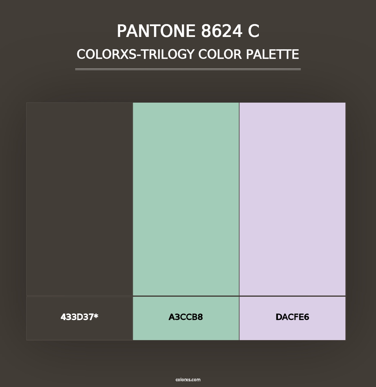 PANTONE 8624 C - Colorxs Trilogy Palette