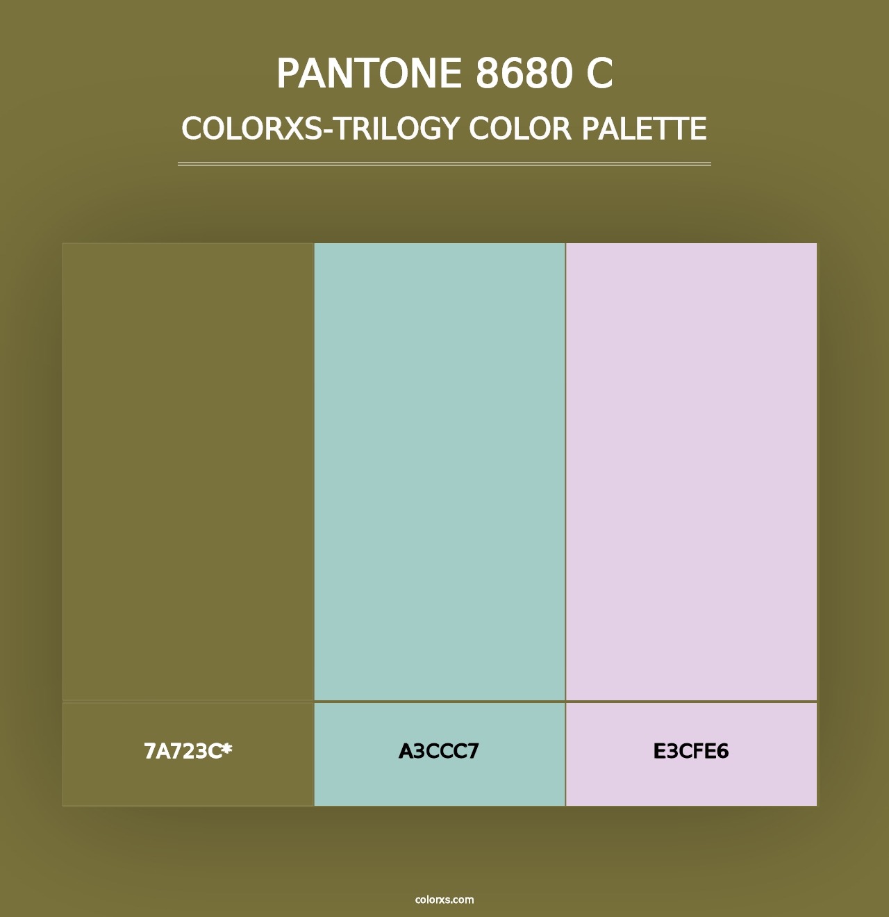 PANTONE 8680 C - Colorxs Trilogy Palette