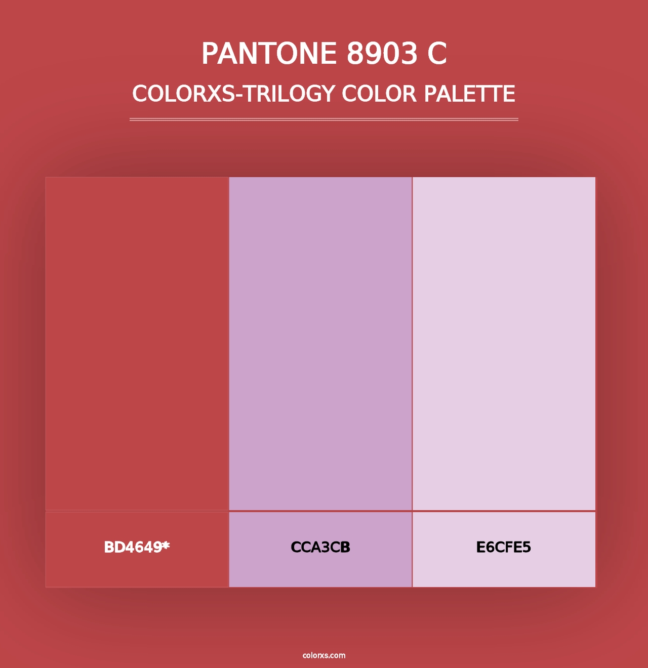 PANTONE 8903 C - Colorxs Trilogy Palette