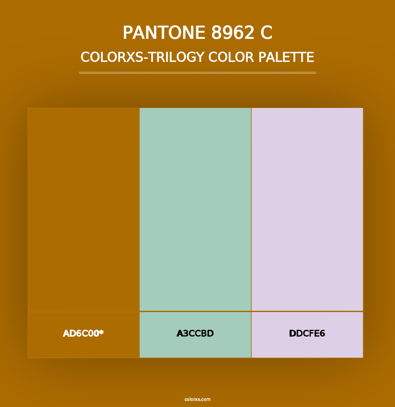 PANTONE 8962 C - Colorxs Trilogy Palette