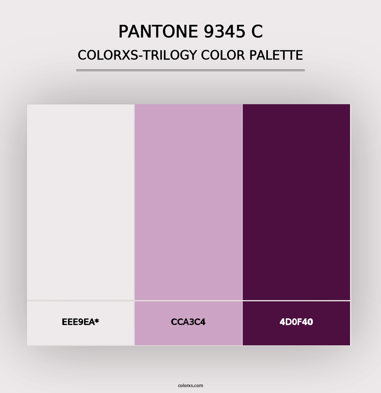 PANTONE 9345 C - Colorxs Trilogy Palette