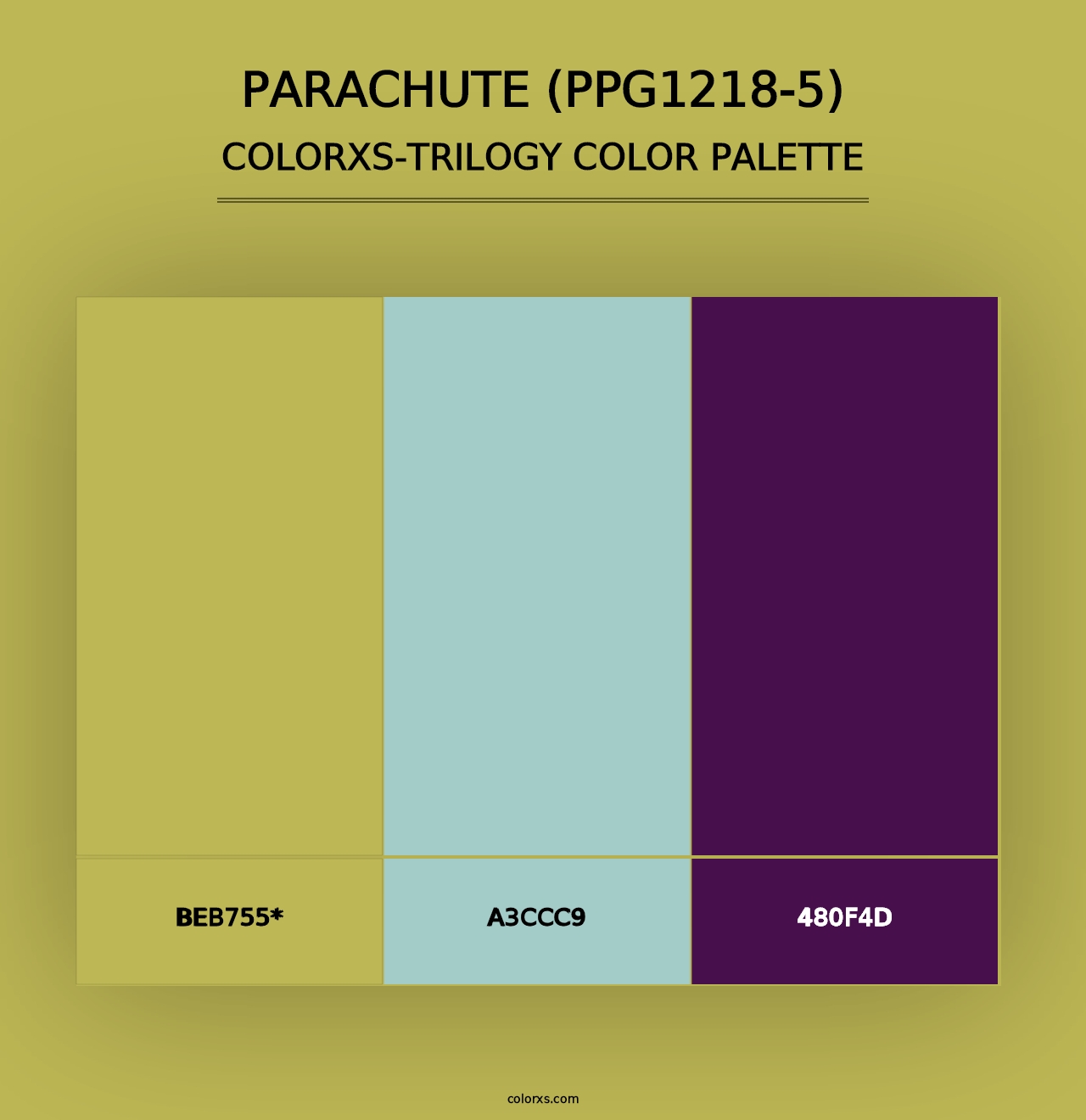 Parachute (PPG1218-5) - Colorxs Trilogy Palette