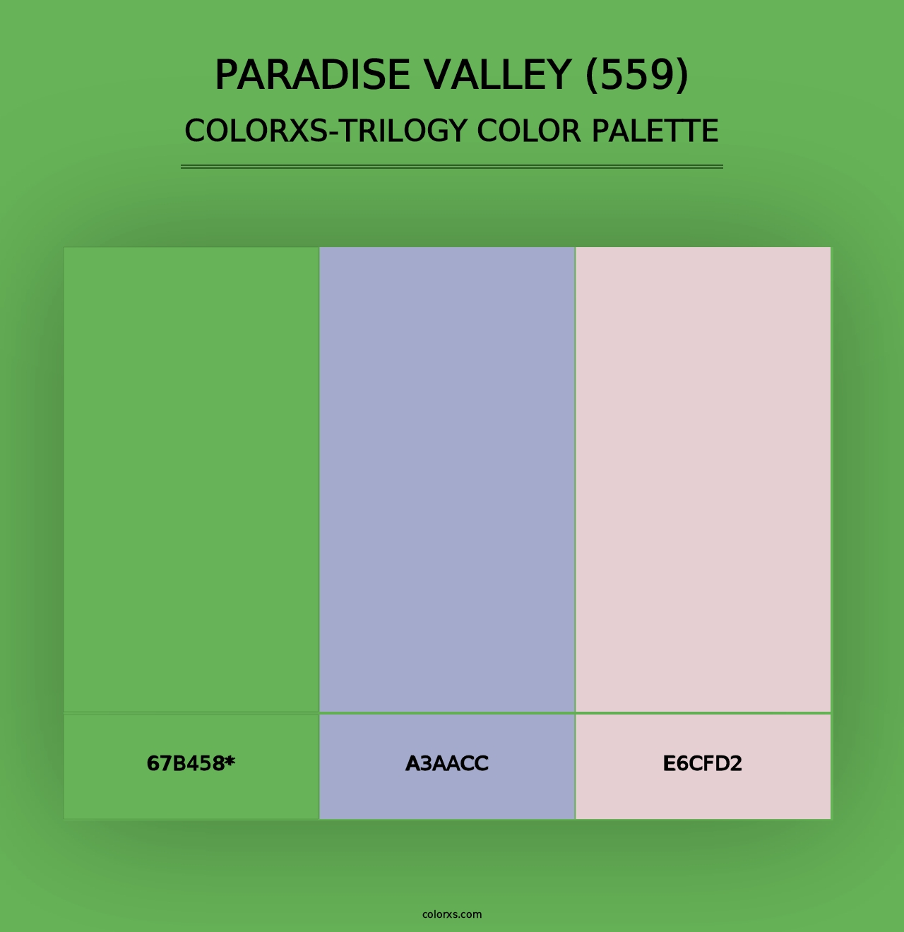 Paradise Valley (559) - Colorxs Trilogy Palette