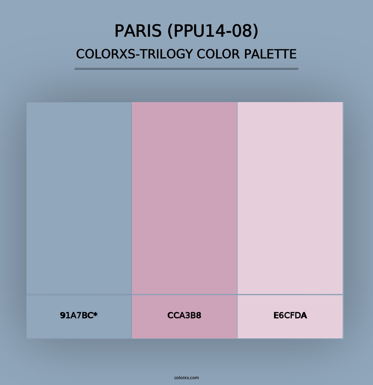 Paris (PPU14-08) - Colorxs Trilogy Palette