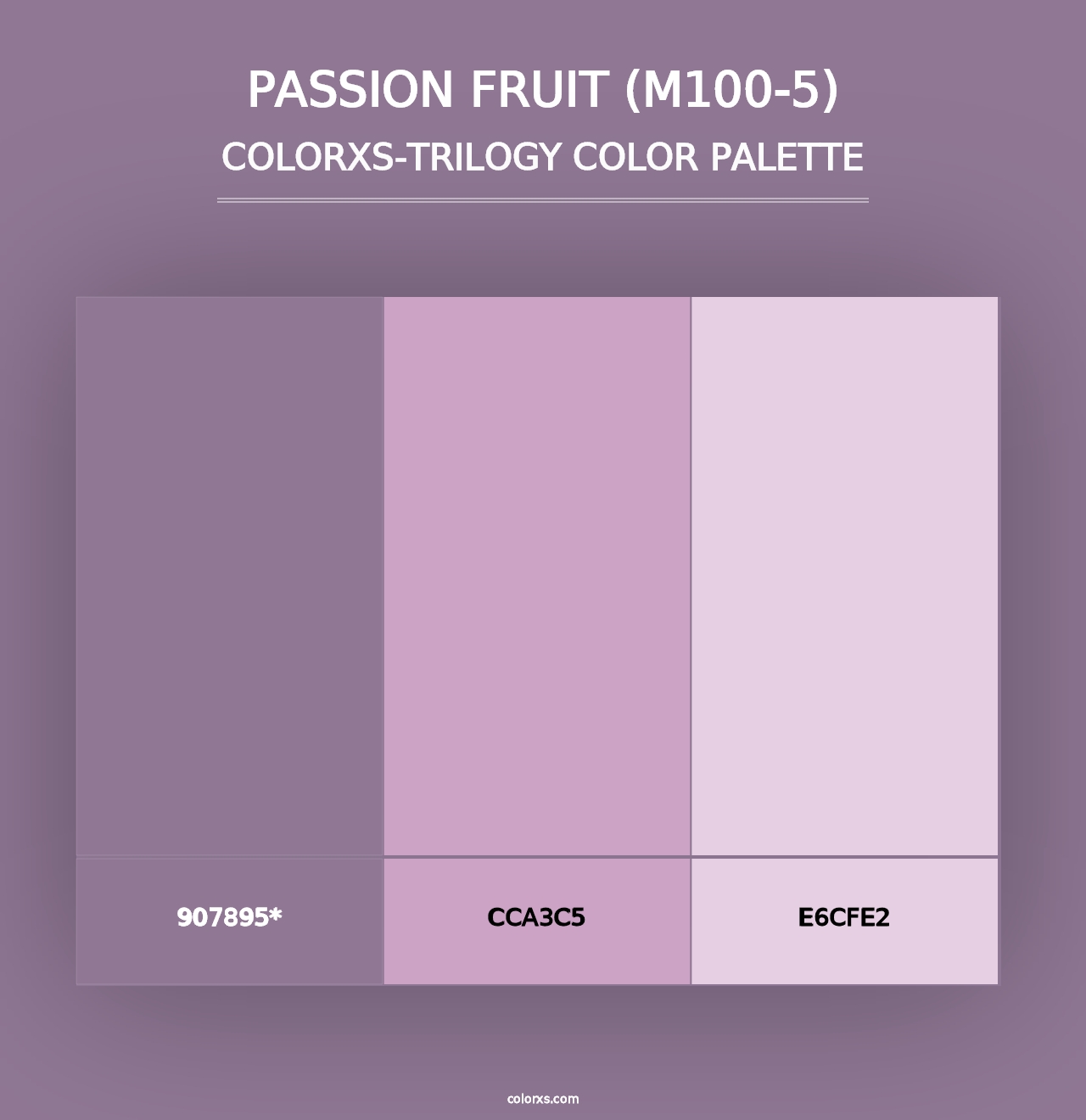 Passion Fruit (M100-5) - Colorxs Trilogy Palette