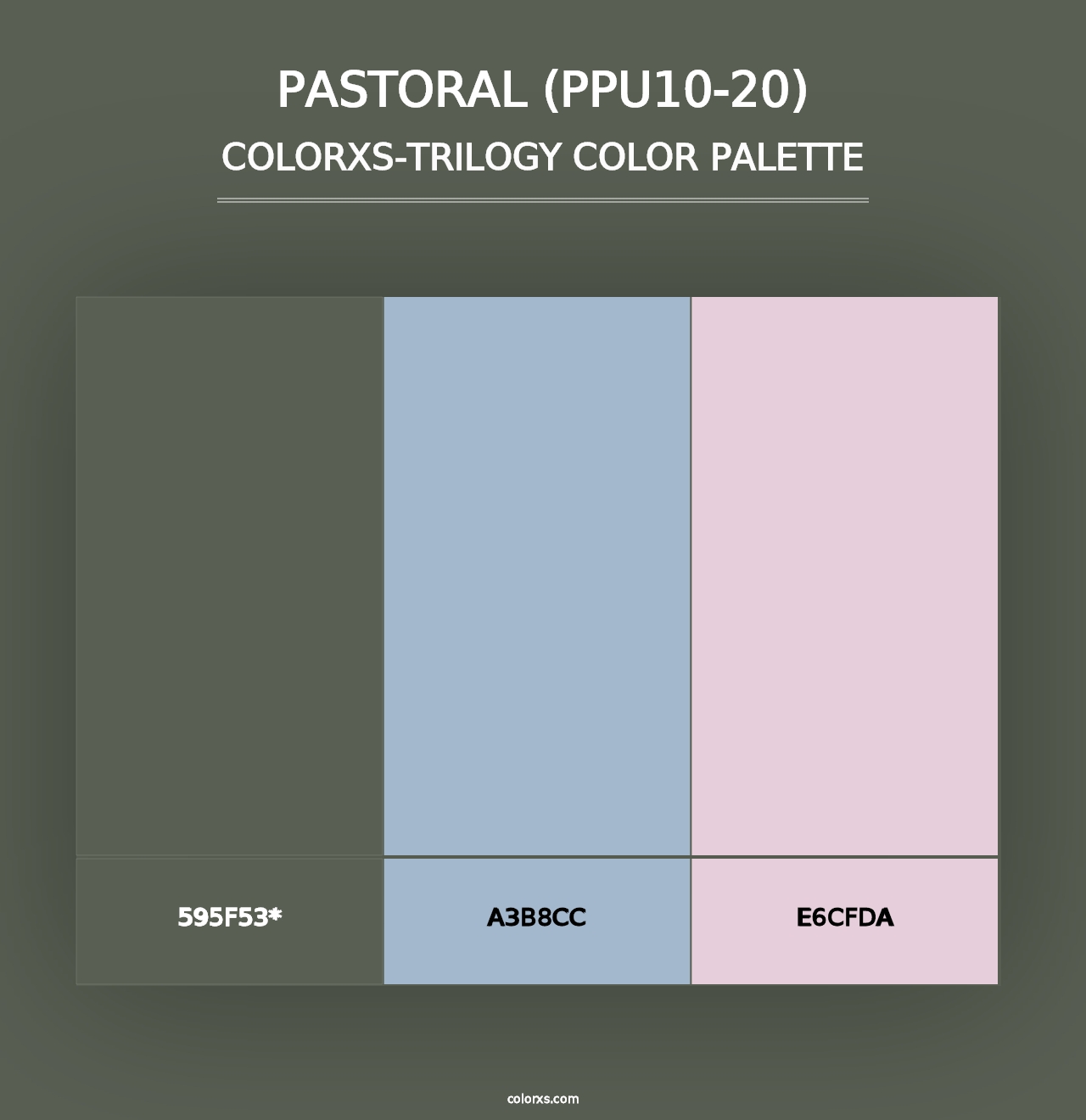 Pastoral (PPU10-20) - Colorxs Trilogy Palette