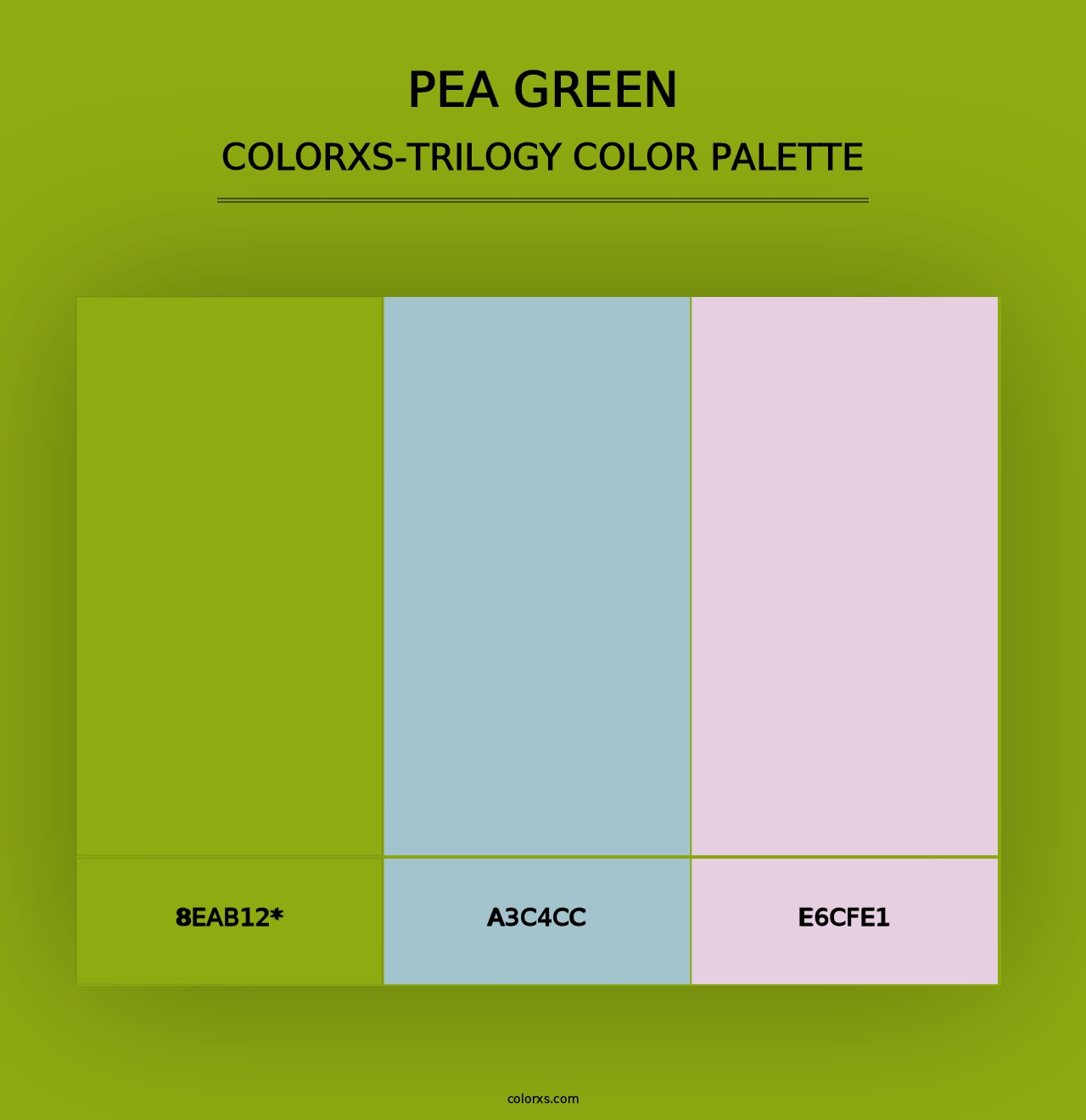 Pea Green - Colorxs Trilogy Palette