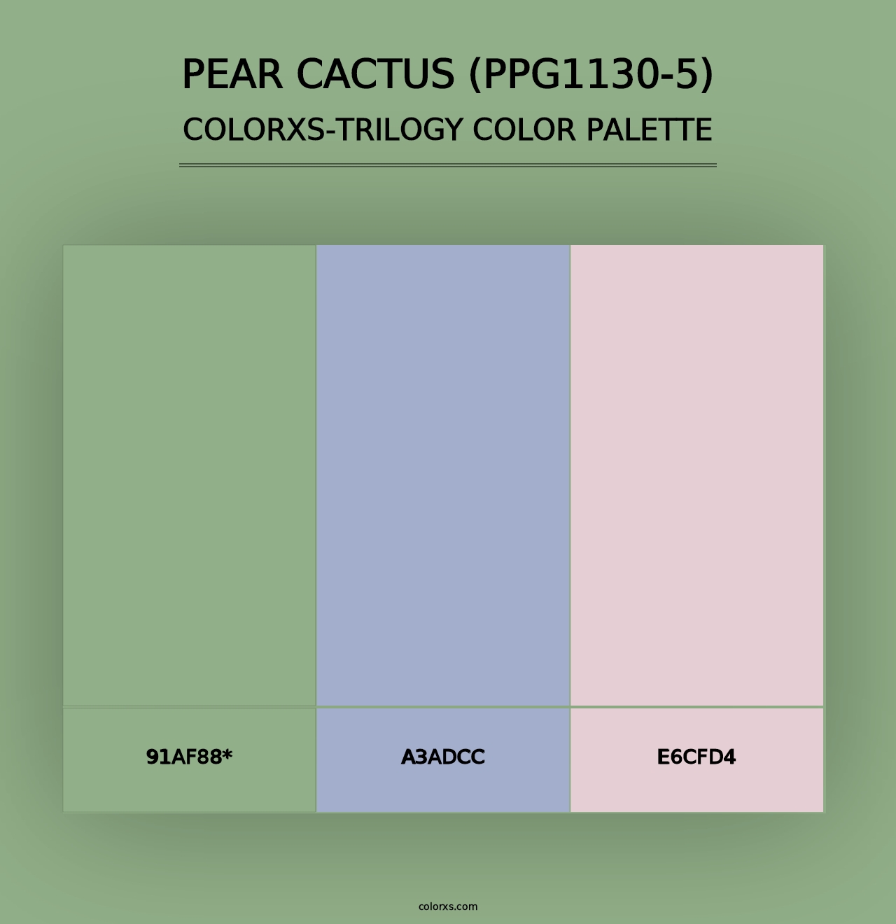 Pear Cactus (PPG1130-5) - Colorxs Trilogy Palette