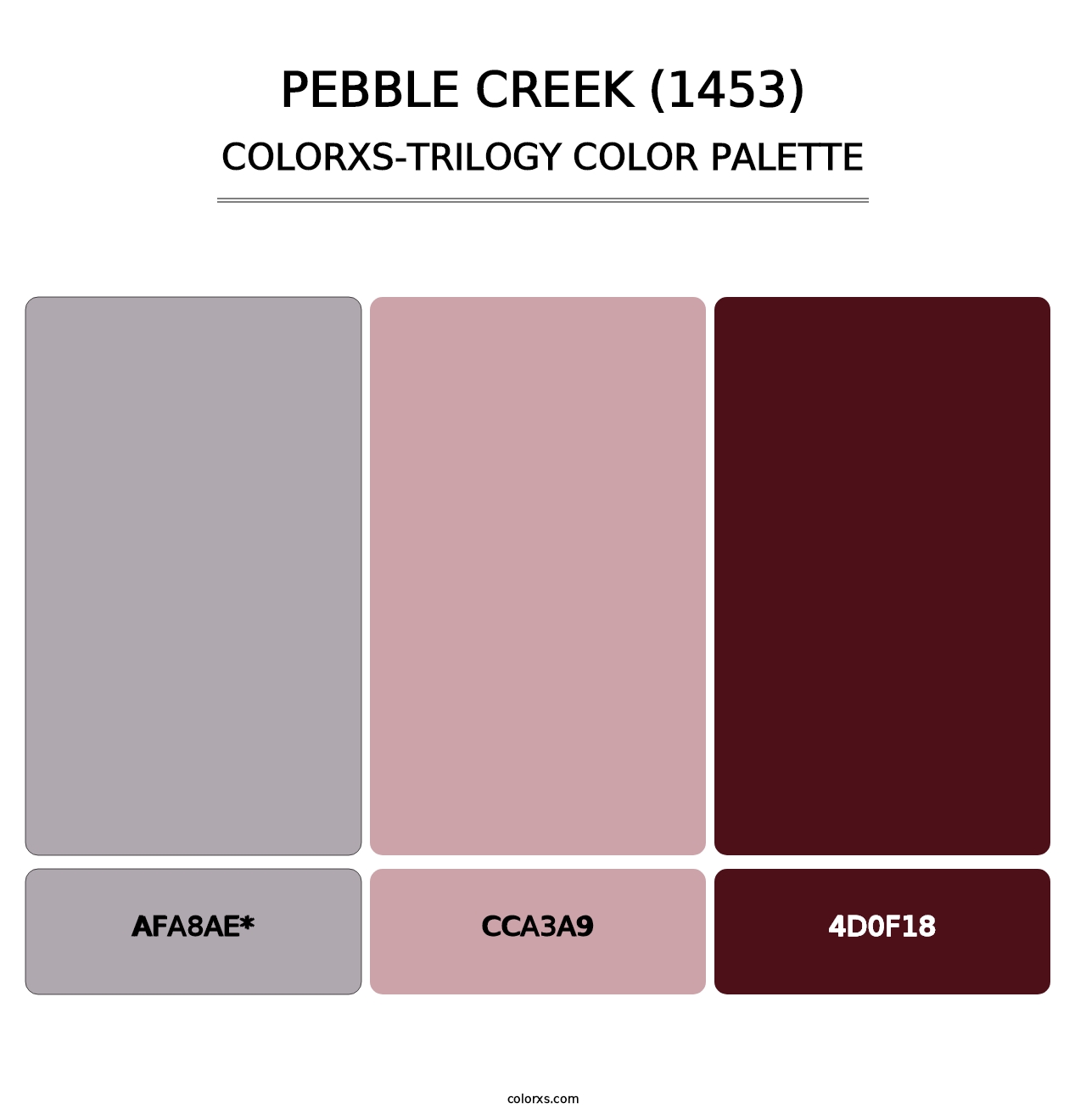 Pebble Creek (1453) - Colorxs Trilogy Palette