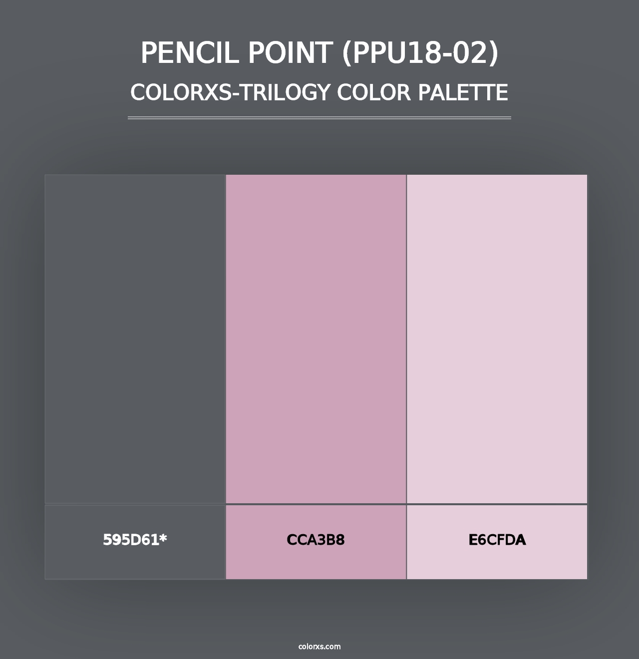 Pencil Point (PPU18-02) - Colorxs Trilogy Palette