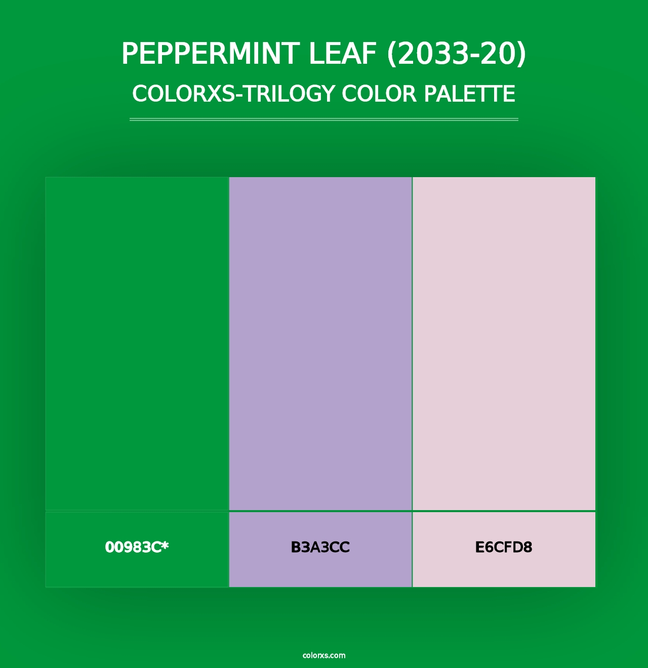 Peppermint Leaf (2033-20) - Colorxs Trilogy Palette