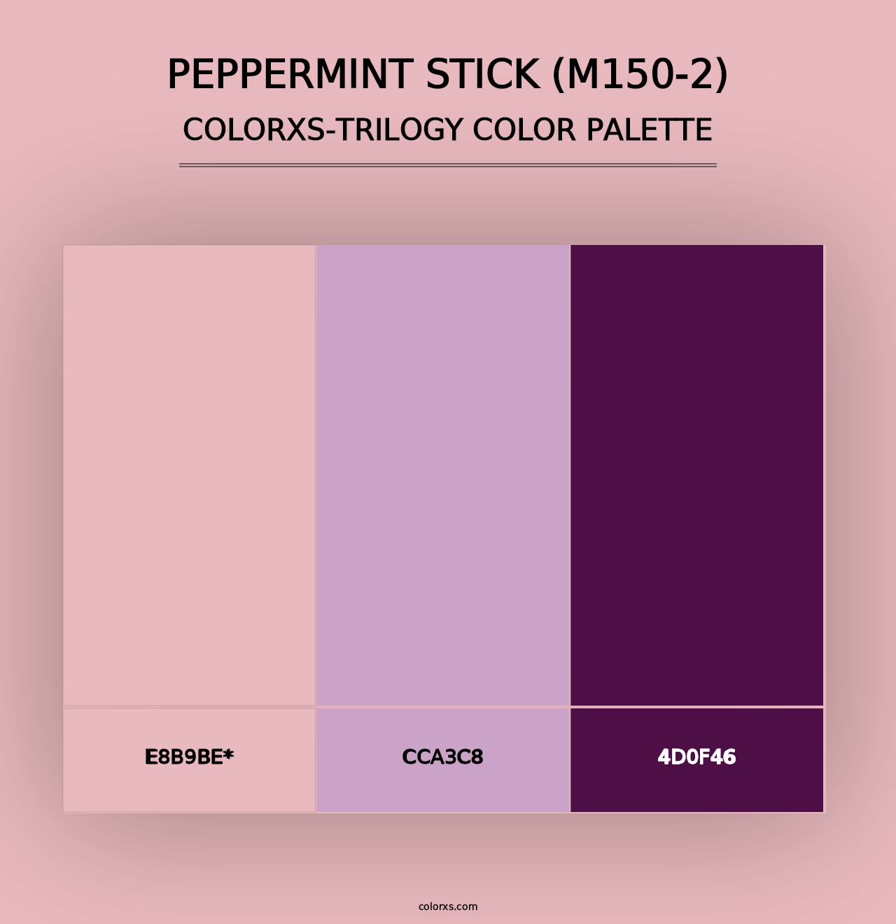 Peppermint Stick (M150-2) - Colorxs Trilogy Palette