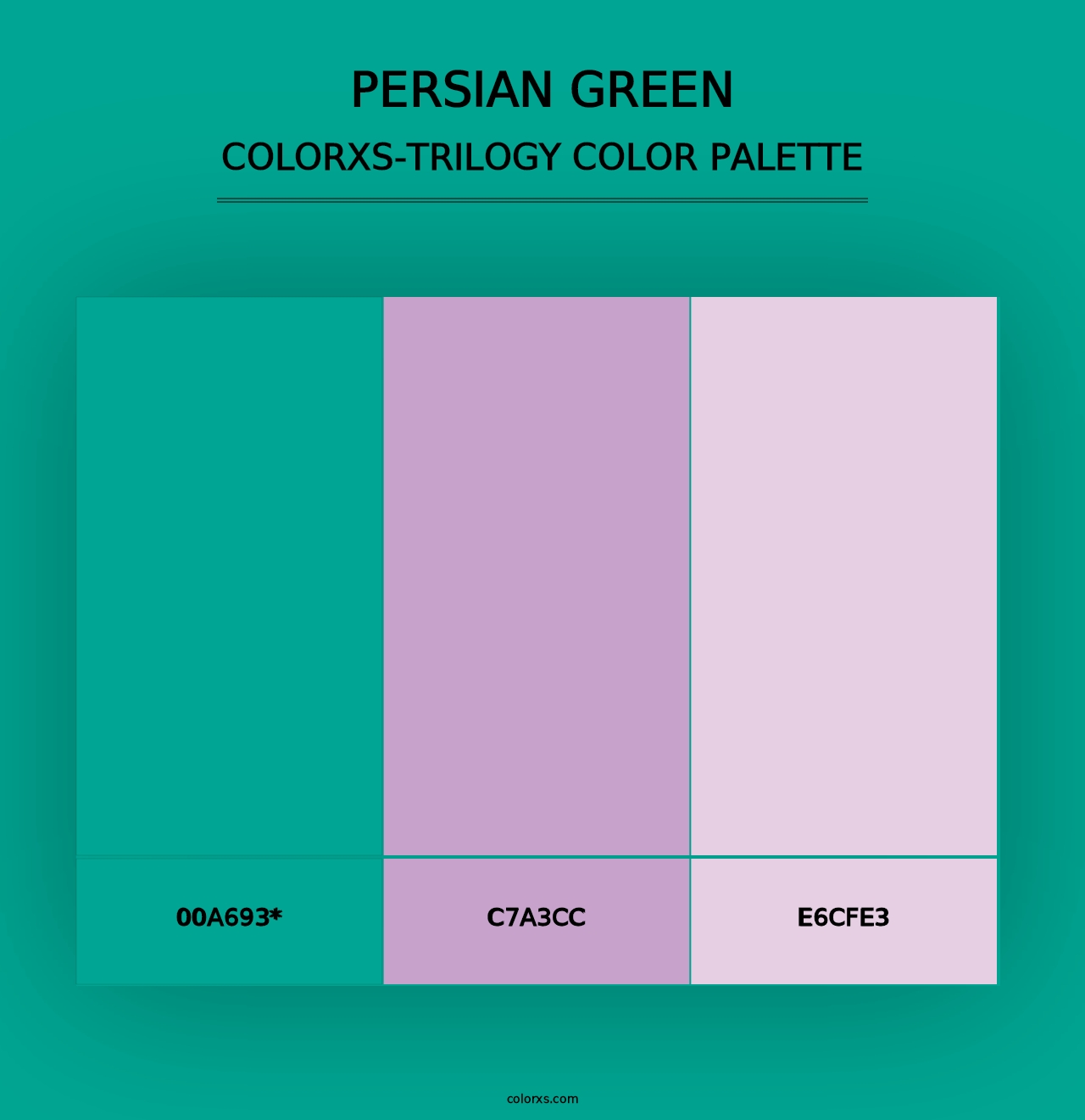 Persian Green - Colorxs Trilogy Palette