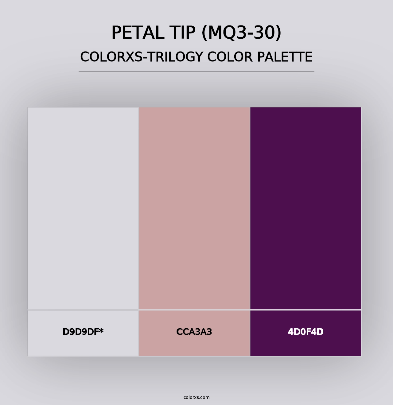 Petal Tip (MQ3-30) - Colorxs Trilogy Palette