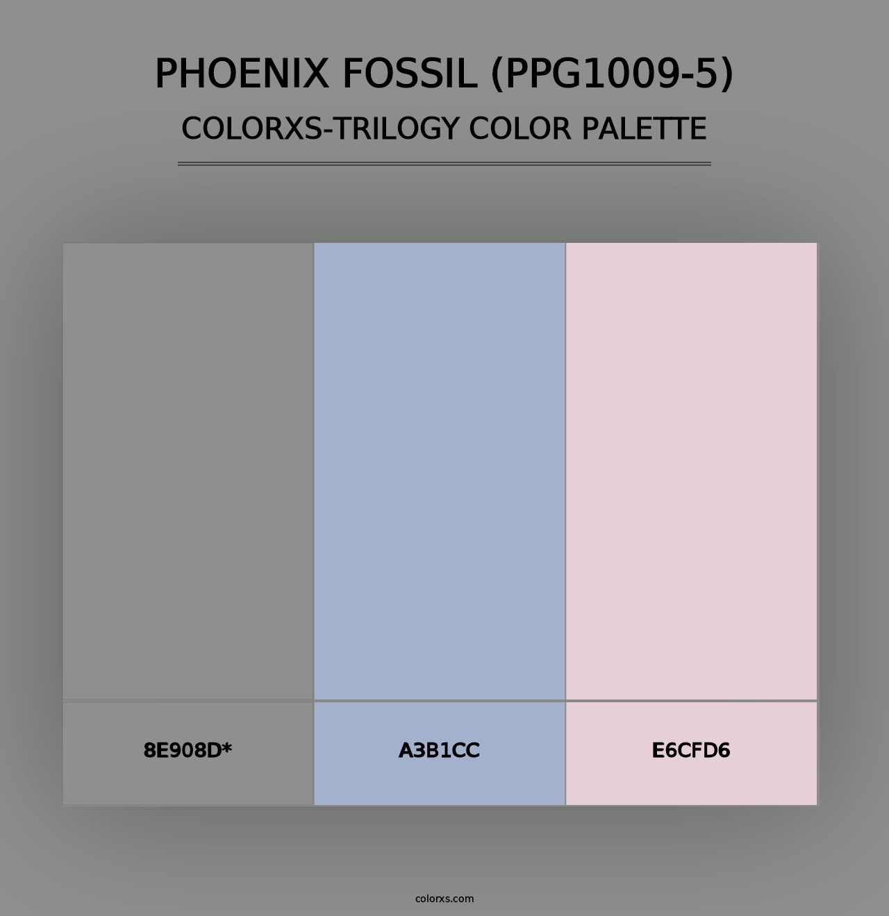 Phoenix Fossil (PPG1009-5) - Colorxs Trilogy Palette