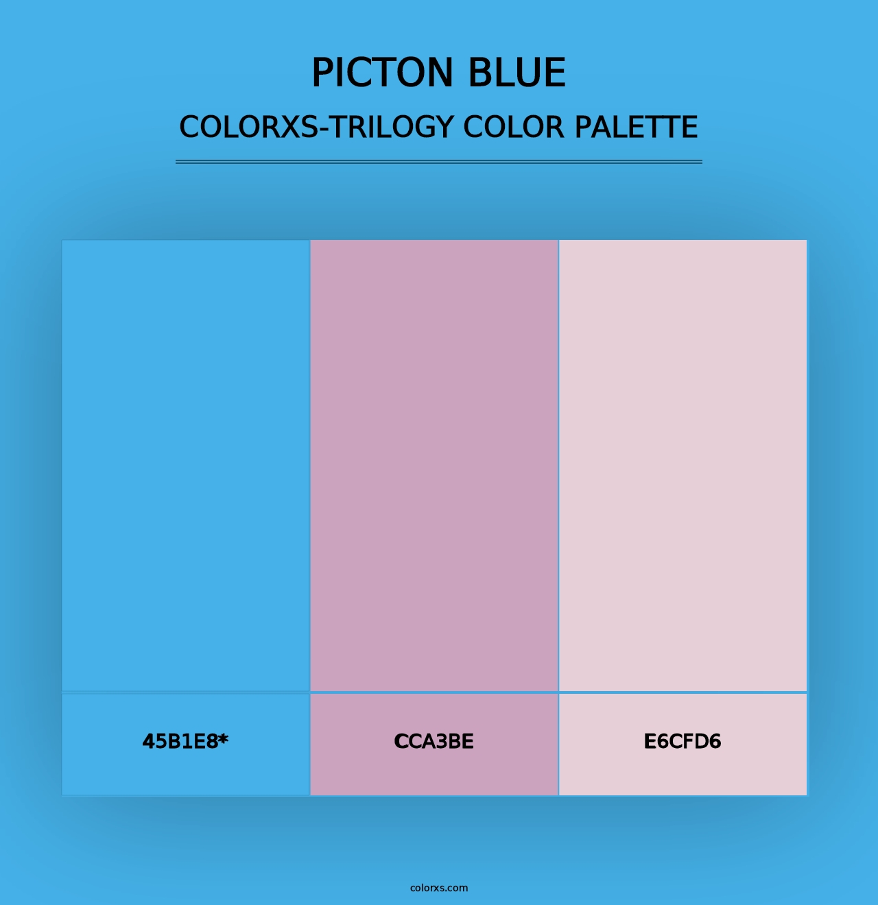 Picton Blue - Colorxs Trilogy Palette