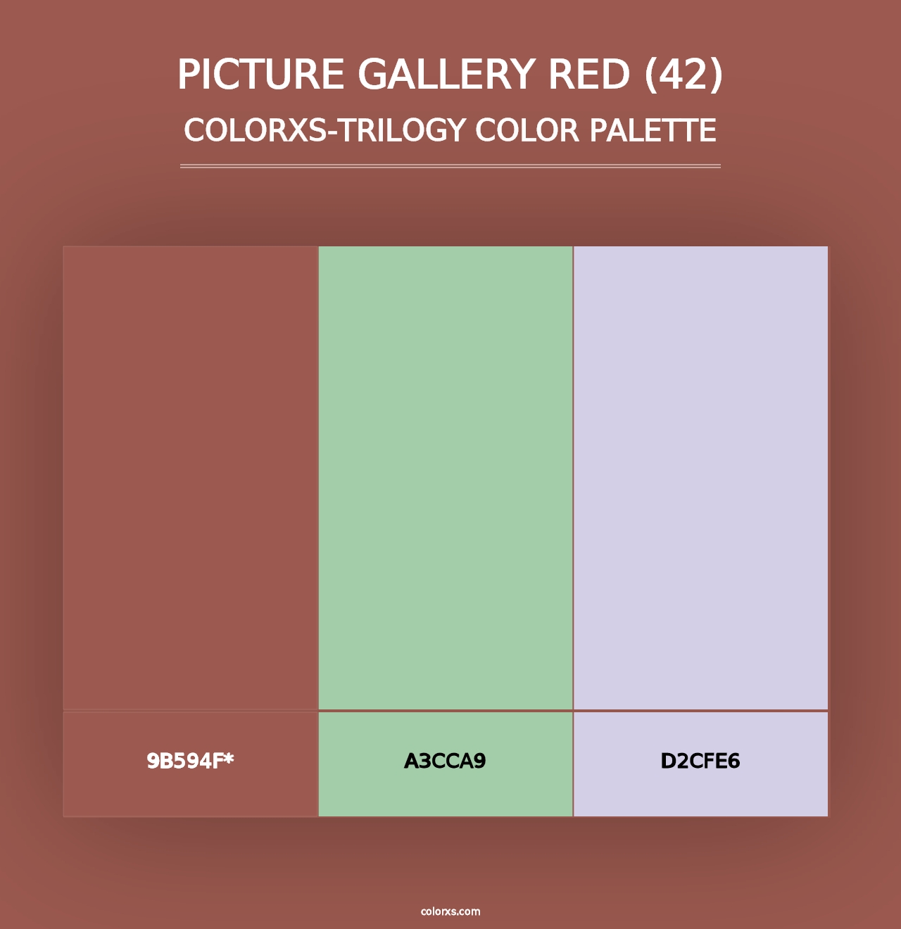 Picture Gallery Red (42) - Colorxs Trilogy Palette