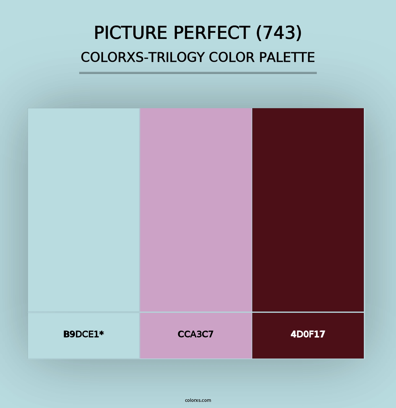 Picture Perfect (743) - Colorxs Trilogy Palette