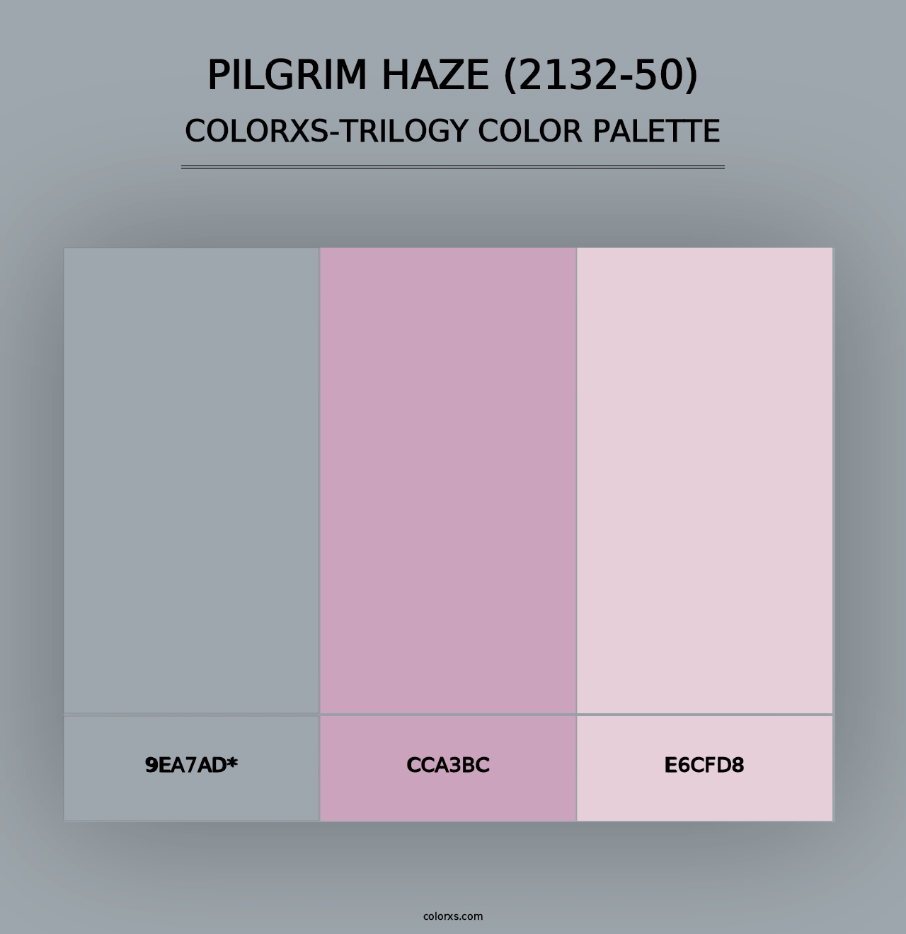 Pilgrim Haze (2132-50) - Colorxs Trilogy Palette