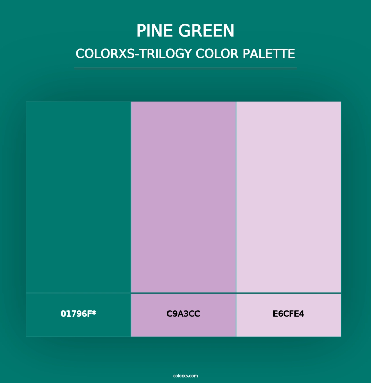 Pine Green - Colorxs Trilogy Palette