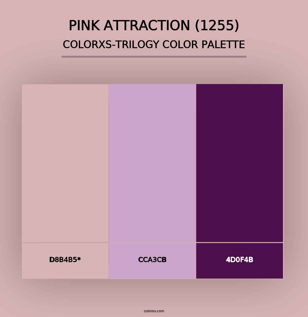 Pink Attraction (1255) - Colorxs Trilogy Palette