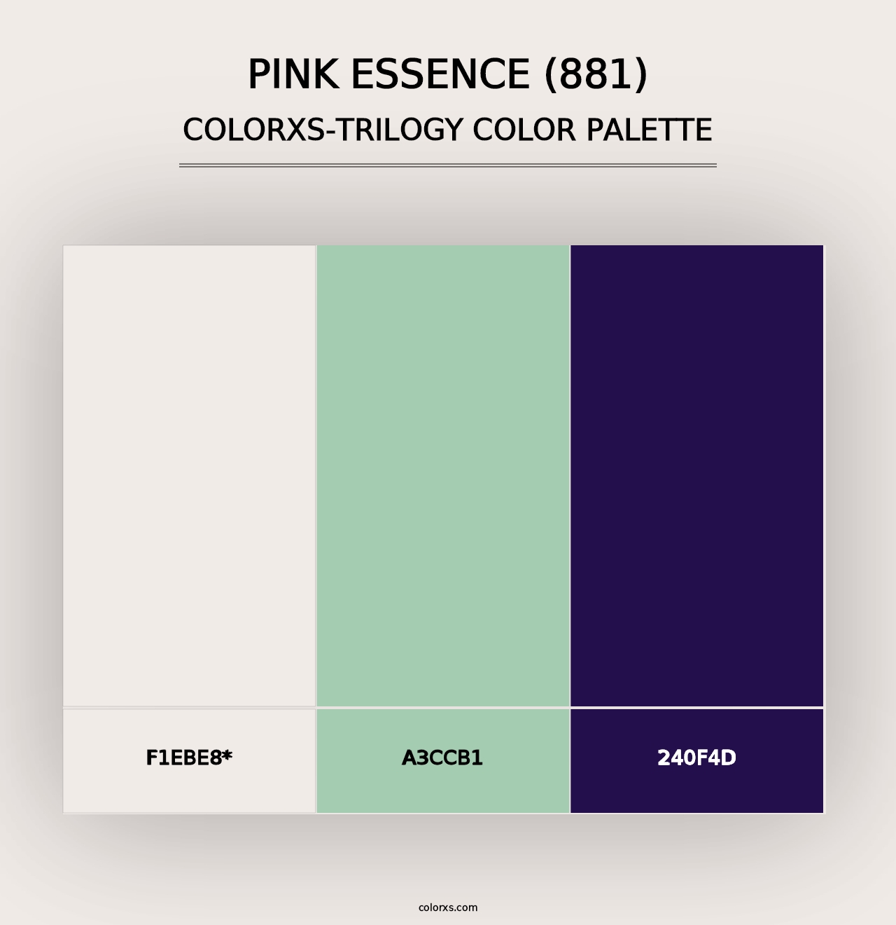 Pink Essence (881) - Colorxs Trilogy Palette