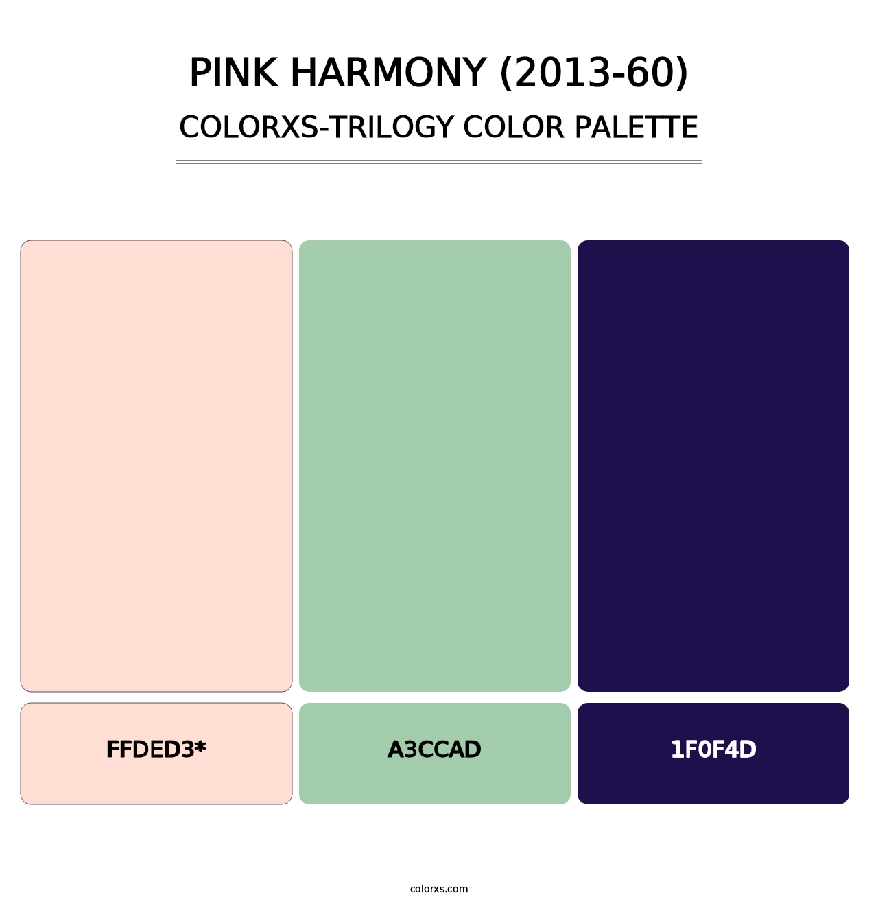 Pink Harmony (2013-60) - Colorxs Trilogy Palette