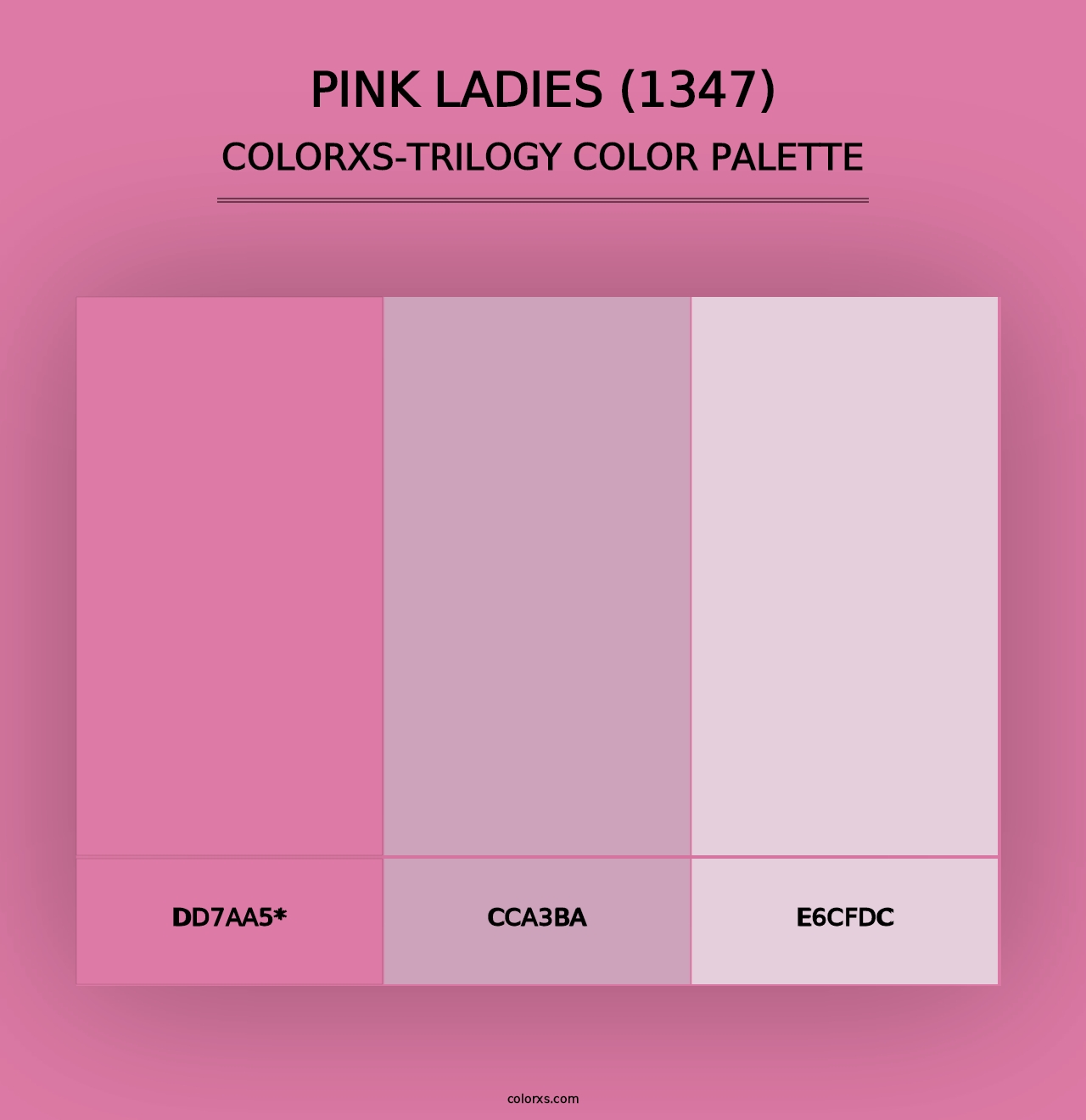 Pink Ladies (1347) - Colorxs Trilogy Palette