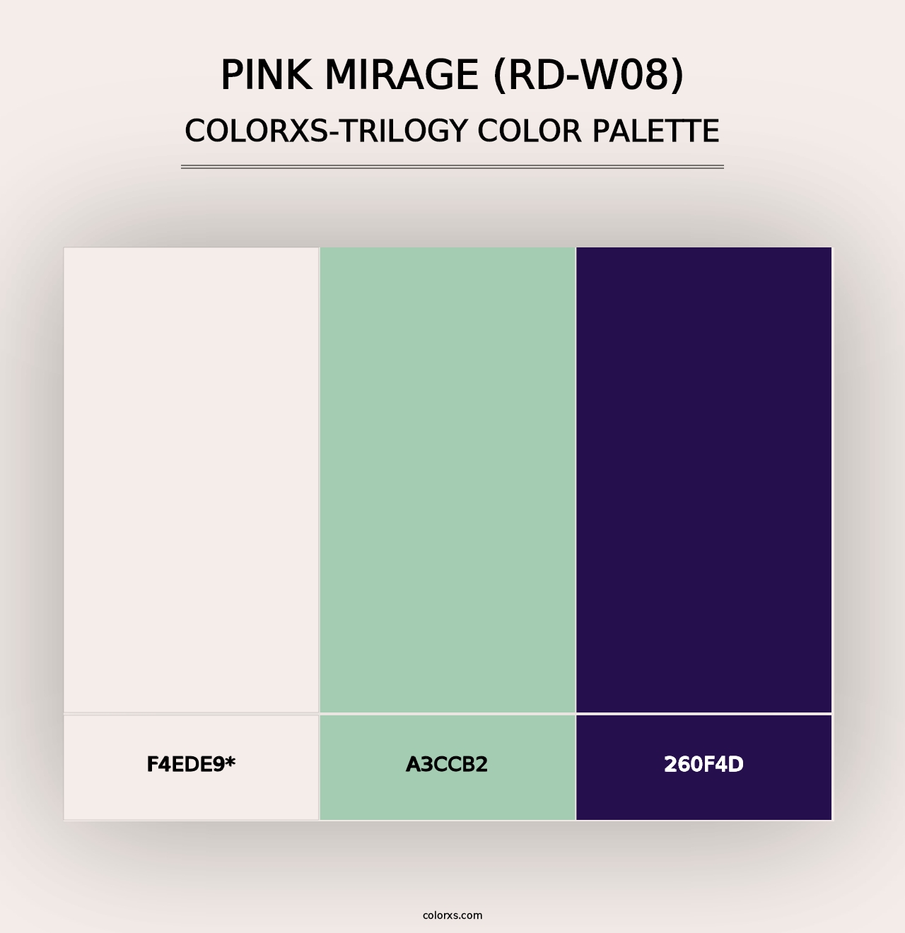 Pink Mirage (RD-W08) - Colorxs Trilogy Palette