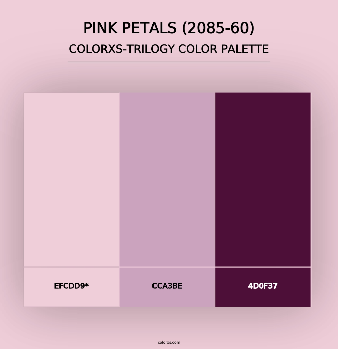 Pink Petals (2085-60) - Colorxs Trilogy Palette