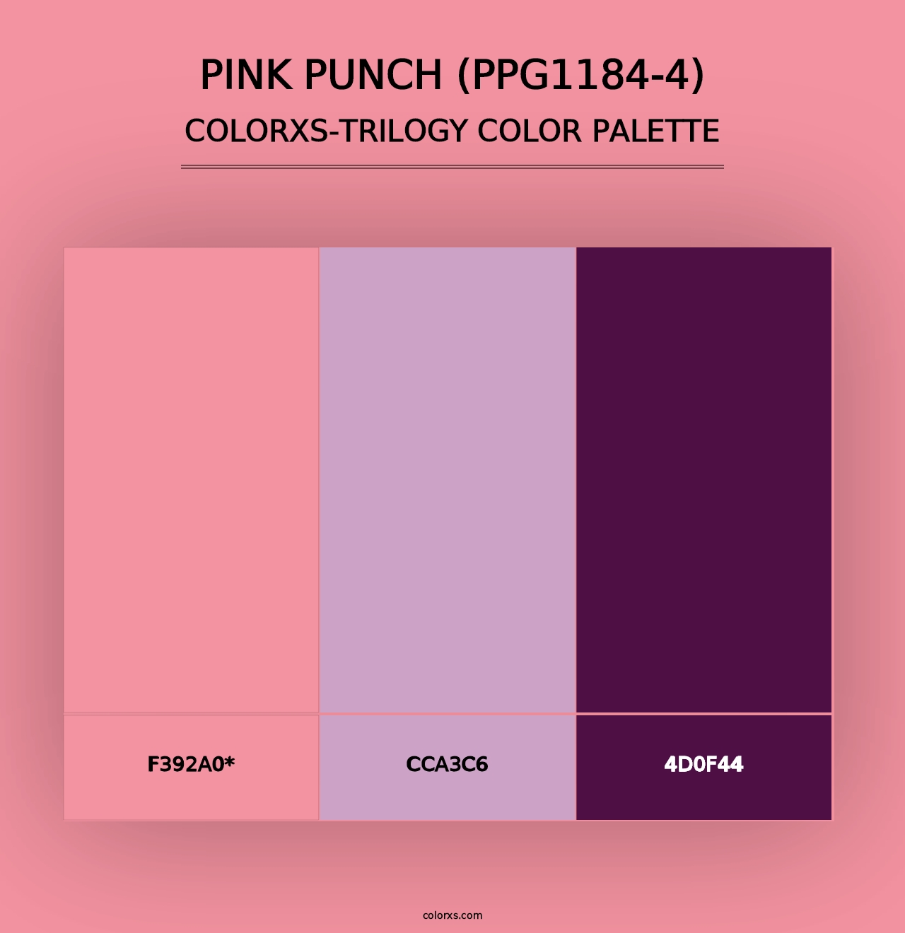 Pink Punch (PPG1184-4) - Colorxs Trilogy Palette