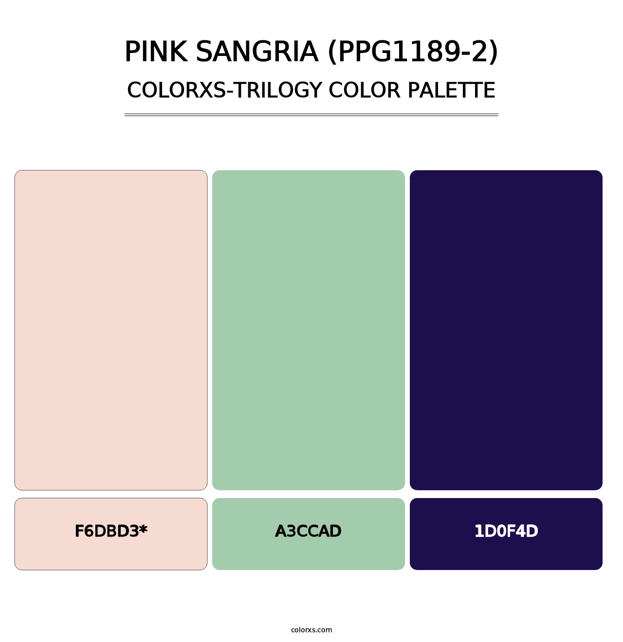 Pink Sangria (PPG1189-2) - Colorxs Trilogy Palette